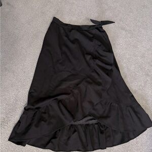 Black long wrap skirt. Worn 3x brand new condition.